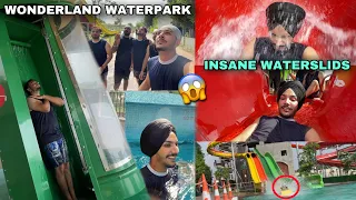 Wonderland Water Park Fun 😱 *INSANE WATERSLIDS* | Bir Ramgarhia | PART -1