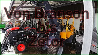 In Reih und Glied - Beim Traktorhändler auf dem Hof - Branson bis Zetor