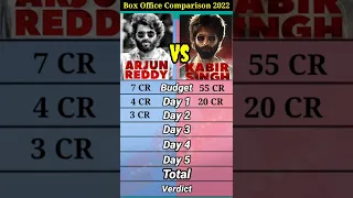 original Arjun Reddy vs remake Kabir Singh box office collection comparison shorts।।