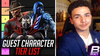 ACCURATE NetherRealm Games Guest Character Tier List! (Mortal Kombat & Injustice)