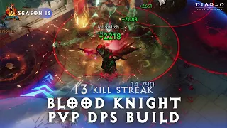 Diablo Immortal - Blood Knight PVP DPS Build Season 15