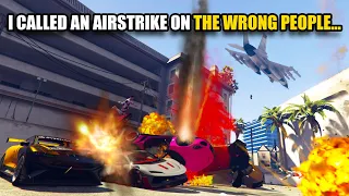 I CALLED AN AIRSTRIKE ON THE WRONG PEOPLE! | GTA 5 THUG LIFE #419