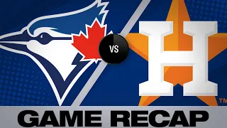 Alvarez, Valdez power Astros past Blue Jays | Blue Jays-Astros Game Highlights 6/15/19