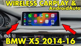 V2 Wireless CarPlay and AndroidAuto in BMW X5 F15 2014-2016