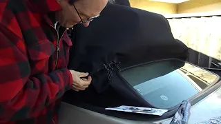 VW Cabrio Convertible Top Seam Repair