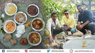 Unseen RODGA/रोडगे making on Cow Dung Cakes in Amravati I PaatVadi + Muthe + Dahi Varan + Gholana
