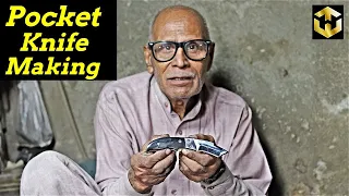 80 Years Old Man Making a POCKET FOLDING Knife | Part-1