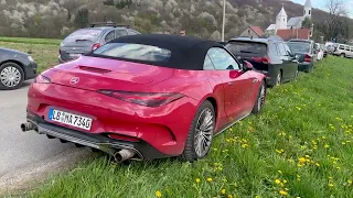 Mercedes-AMG SL very strange non-production exhaust system