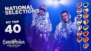 Eurovision 2024: NATIONAL SELECTIONS (MY TOP 40) [NEW🇫🇮🇩🇪🇵🇹]