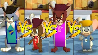 Tom and Jerry in War of the Whiskers Tom Vs Jerry Vs Nibbles Vs Monster Jerry (Master Difficulty)