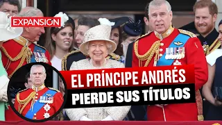 Príncipe Andrés PIERDE títulos MILITARES y REALES por ESCÁNDALO SEXUAL | ÚLTIMAS NOTICIAS