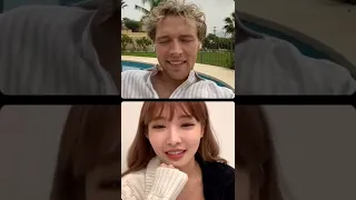 221020 Christopher, Chung Ha Instagram Live christophermusiccom