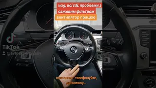 Vag , tdi ! Проблеми у всіх із сажевим фільтром ! Як не допустити забиття фільтра ? Вирішення ...