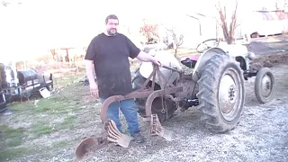 How To Setup A Double Bottom Plow! On The 8n Ford