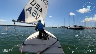 Toshi ILCA/Laser crabbing (sliding) practice progression #3