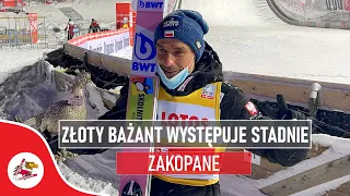 Złoty bażant odebrany. Piotr Żyła wraca do domu z trofeum z Turnieju Czterech Skoczni