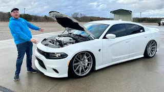 900hp Bagged Hellcat First Startup!! It's so Nasty!!