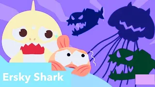 Light Bright's Nightmare 👻 | Spooky Sea Monster| Sing Along With Light Bright| Ersky Shark