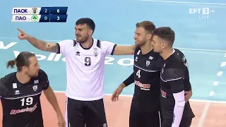 ΠΑΟΚ - Παναθηναϊκός 3-0 ΣΕΤ | HIGHLIGHTS | 05/04/2023 | ΕΡΤ