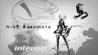 Nier: Automata Wallpaper + Soundtrack - Kainé Salvation (Emil's Memories Lunar Tear) | Intense Music