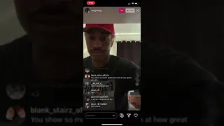 lil tracy instagram live 7/16/20 responds to domislive saying “peep is not a legend”, goes on walk