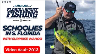 Dolphin & Juvenile Wahoo Surprise | Schoolies ins florida | SOFLO Fishing Lessons | Wahoo 2024