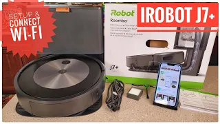 iRobot Roomba j7+ Self Emptying Robot Vacuum Setup Before First Use & How to Connect Wi-Fi