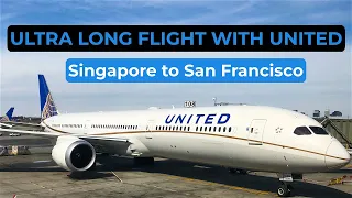 UNITED B787 from Singapore to San Francisco, USA