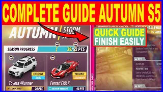 Forza Horizon 5 Festival Playlist Autumn Storm Season Series 5 - How to Get Toyota 4Runner, Mini 65