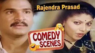 Non-Stop Telugu Comedy Scenes - Rajendra Prasad Comedy - Comedy Bazaar || Vol-1