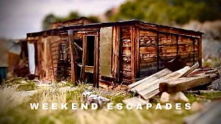 Abandoned ghost town in Nevada. Osceola from 1872 to 1940 this gold camp is buried in the mountains.