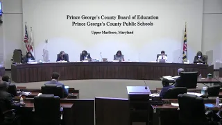 Prince George's County Public Schools Board of Education Meeting 3/24/2022