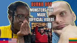Burna Boy - Monsters You Made Reaction (Official Music Video) | FIRST TIME HEARING