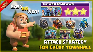 How to Complete The Sensational Seven  Event || Sensational Seven Attack Strategy In Clash Of Clans💯