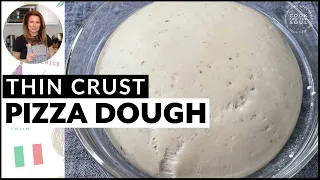 MY FAVORITE THIN CRUST PIZZA DOUGH RECIPE | Easy, Crispy & Delicious