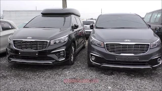 Киа Карнивал 3/ Kia Carnival 2018. Отличия. Послерестайлинговый.