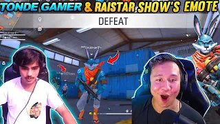 TONDE GAMER & RAISTAR SHOWS ME EMOTE ON LONE WOLF😱👿