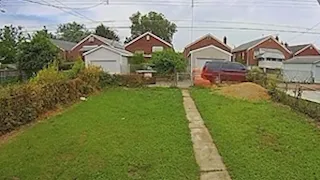 Bizarre video shows man dragging dumpster from SUV in St. Louis