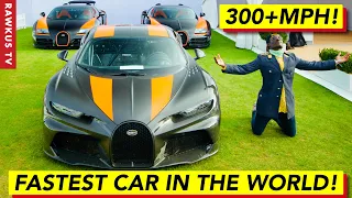 This Bugatti Chiron Super Sport 300+  Broke the 300mph barrier! [ With STARTUP sound and driving ]