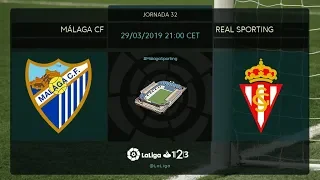 Málaga CF - Real Sporting MD32 V2100