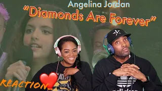 FIRST TIME HEARING ANGELINA JORDAN "DIAMONDS ARE FOREVER" REACTION | ANGELINA IS A DIAMOND ❤️