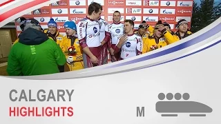 Calgary Highlights | 4-Man Bobsleigh World Cup Tour 2014/2015 | FIBT Official
