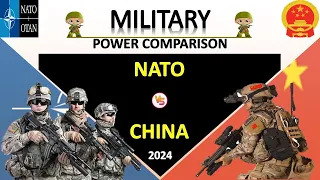 NATO vs CHINA | military power comparison 2024 | China vs NATO