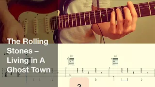 The Rolling Stones - Living In A Ghost Town Guitar Cover / Tabs + Chords