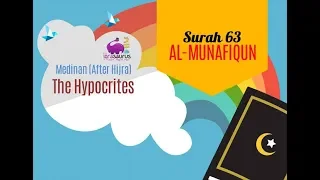 Surah Munafiqun [The Hypocrites] |With English Translation|