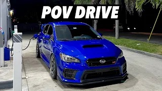 2021 Subaru WRX STI- POV night drive somewhere in Miami