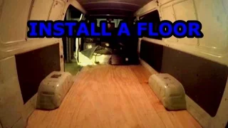 The HIace VAN LIFE: Part 2: Floor installation