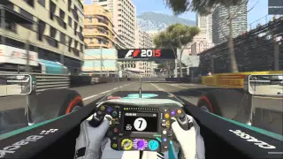 F1 2015: Monaco POLE Lap | Pro Season Mode (No Assists, Cockpit Cam, Legendary AI)