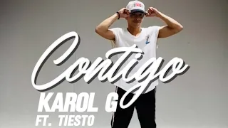 CONTIGO by: Carol G | ft.Tiesto Zumba Pop Choreography Jmax