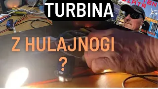 turbina wiatrowa z silnika  od  hulajnogi ????